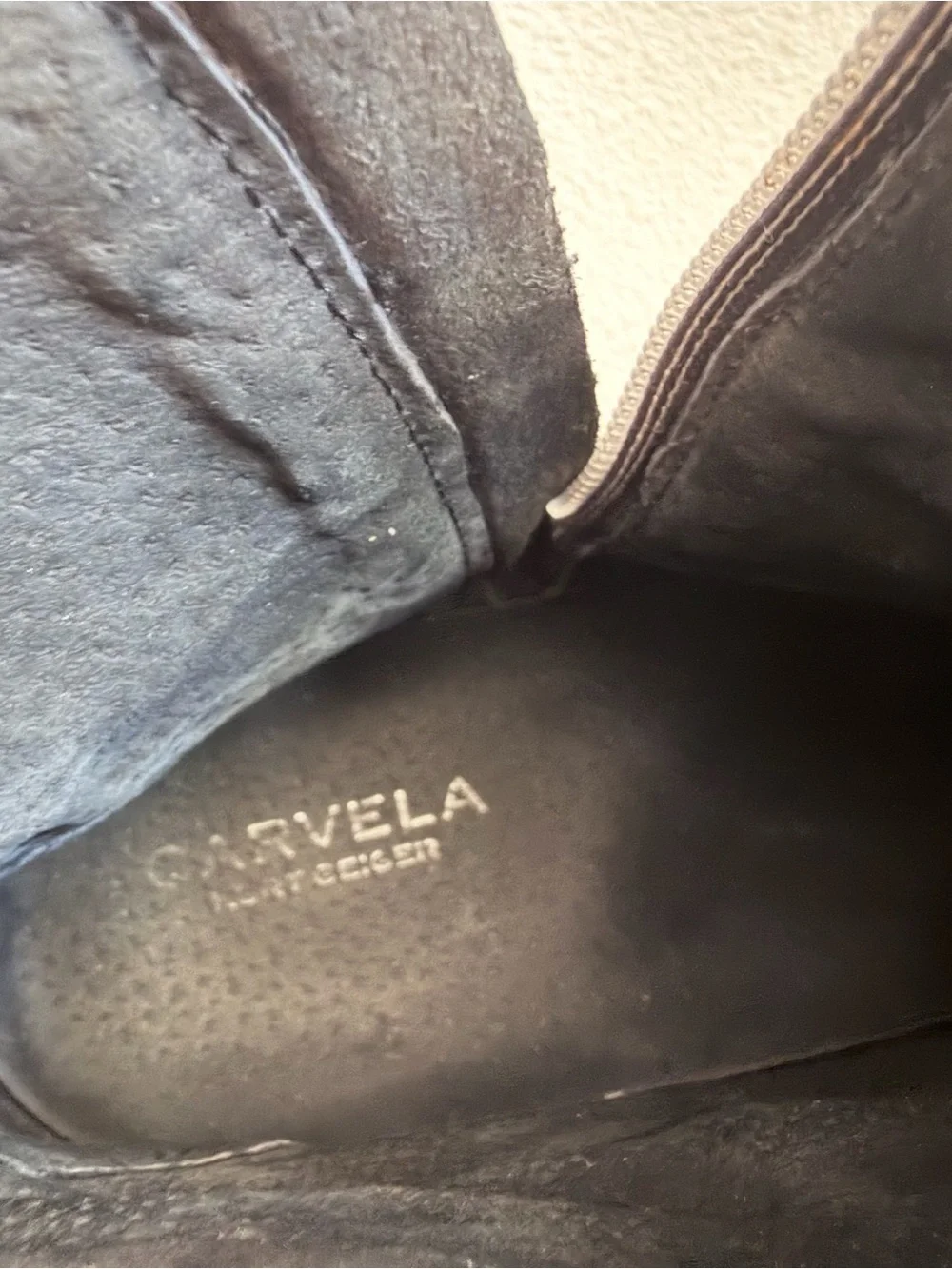 Carvela by Kurt Geiger Black Leather & Suede Studded Ankle Boots — EU 37